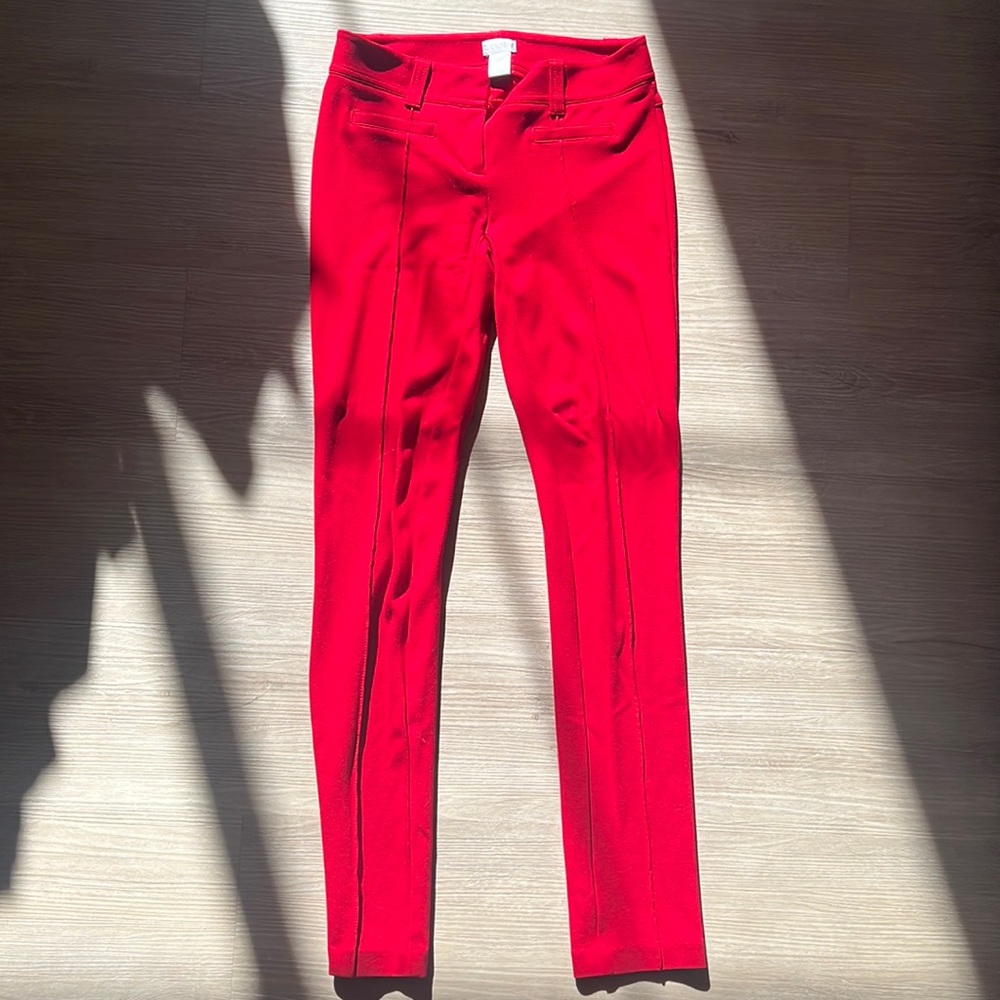 Cache Red Pleated Pants - image 1